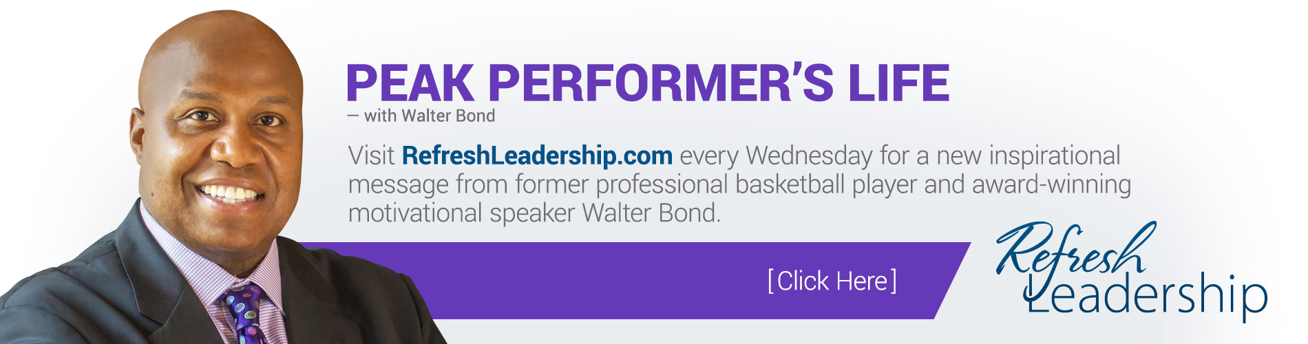 Walter Bond Series for Refresh Leadership